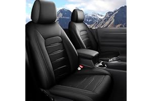 IKABEVEM Seat Covers Custom Fit for Genuine Honda CRV 2023 2024,Including Honda CR-V Hybrid (Black,5 Seats)