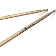 ProMark Classic Forward 5A Hickory Drumsticks, Oval Wood Tip, One Pair