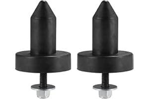 Hihaha Car Hood Pin for Kenworth T800 2003-2010 for Kenworth W900 2003-2010 / Inner/Durable Metal Rubber / 2 Set Black