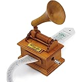 Music Box Wooden Gramophone Make Your Own Song with Wingo Gift