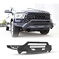 Nixon Offroad Dodge Ram 1500 Front Bumper for 2019-2024 Ram 1500 (Exclude Rebel Model), Bull Bar Bumper Work w/Oem Tow Hook & Factory Parking Sensor, D-ring Shackles & LED Pod Lights (1A+2A+3A)