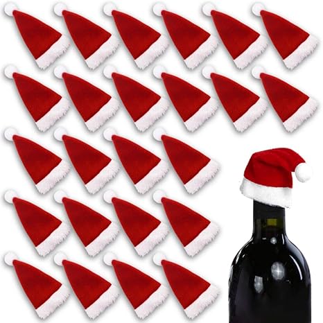 Bottle santa hats Clearance