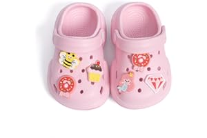 Kannior Toddler Kids Infant Boys Girls Cute Garden Clogs Water Sandals Slip On Shoes Slipper Slides Lightweight Outdoor Summer Children Beach Pool Play Shoes (Baby/Toddler Kids)