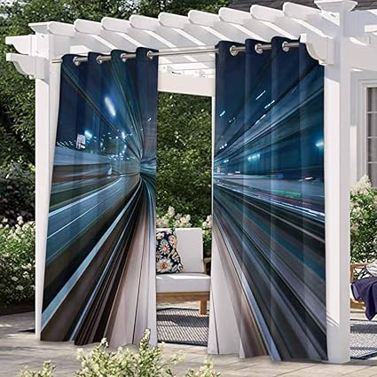 Anmaseven Cortinas modernas de alta gama para exteriores pérgola