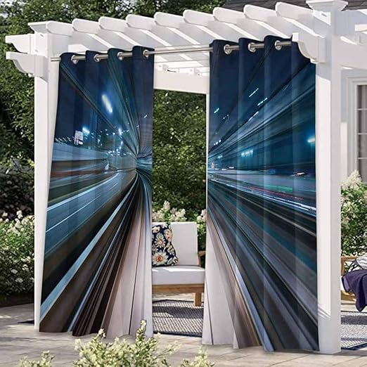 Anmaseven Cortinas modernas de alta gama para exteriores pérgola