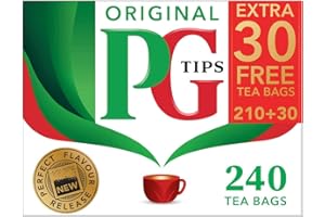 PG Tips Black Tea Non-Pyramid Tea Bags - 240 Count