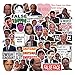 The Office Merchandise Stickers for Hydro Flask[50pcs] Funny Quote Pack with Dunder Mifflin Michael Dwight Jim Mike design Water Bottles Laptop Floder Cups Computers Guitar Bike Helmet Car,Best Gift