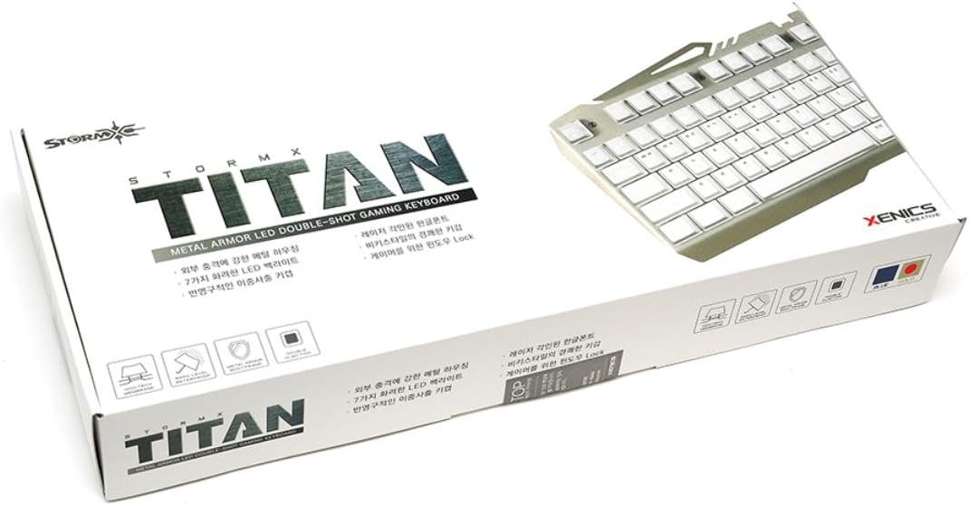 Xenics Stormx Titan Se 104 Key For Professional Gaming Keyboard Korean English 7 Color Led Back Light Champagnegold Amazon Co Uk Computers Accessories