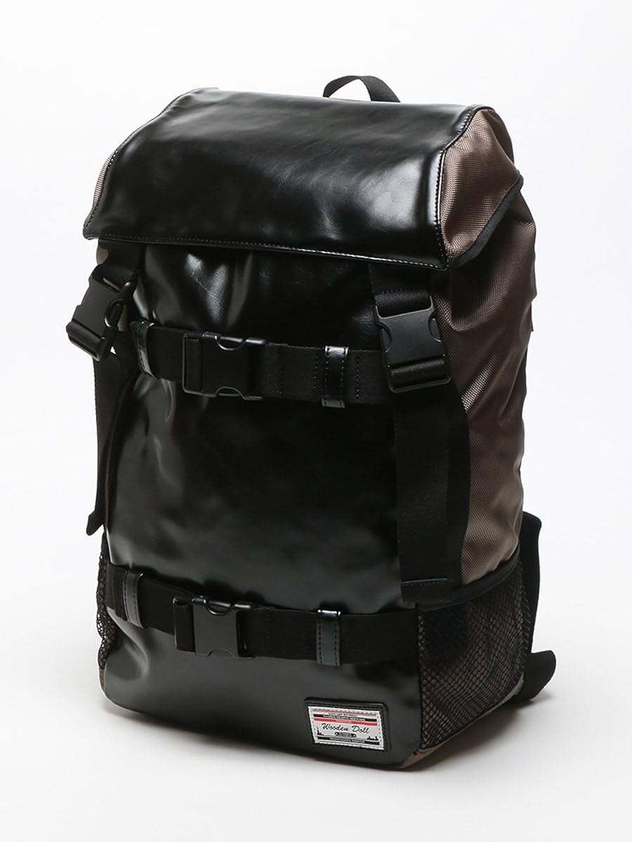 Amazon ウッディンドール Wooden Doll ラバーナイロン かぶせ ディパック リュックサック カーキ タウンリュック ビジネスリュック