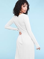 Lock and Love LL WDR2305 Women's Comfy Casual Long