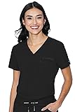Med Couture V-Neck Chest Pocket Top, Modern Classic