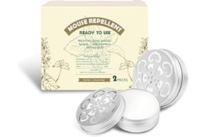 JARTC Mouse and Rat Repellent Indoor, Peppermint Oil to Repel Mice and Rats, Extra-Strength Plant-Based Rat Repellent for House Squirrel Rodent Deterrent for Indoor Use, 2 Pack