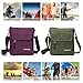 ENKNIGHT Nylon Crossbody Purse Bag for Women Travel Shoulder handbags Purple