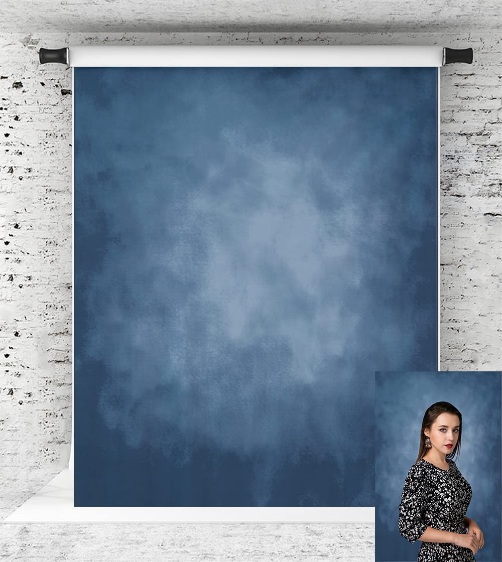 Kate Studio Blue Photography Backdrop - Microfiber Texture Gradient Background Professional Studio Background 1.5x2.2m