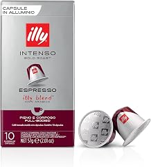 Illy Espresso Compatible Capsules - Single-Serve Coffee Capsules & Pods - Intenso Bold Roast - Notes Of Cocoa & Dried Fruit C