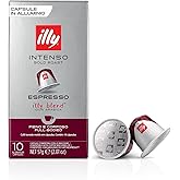 Illy Nespresso Compatible Capsules - Intenso 10 Pack, Intenso, 57 Grams