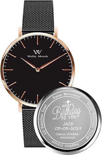 boyfriend watch engraved