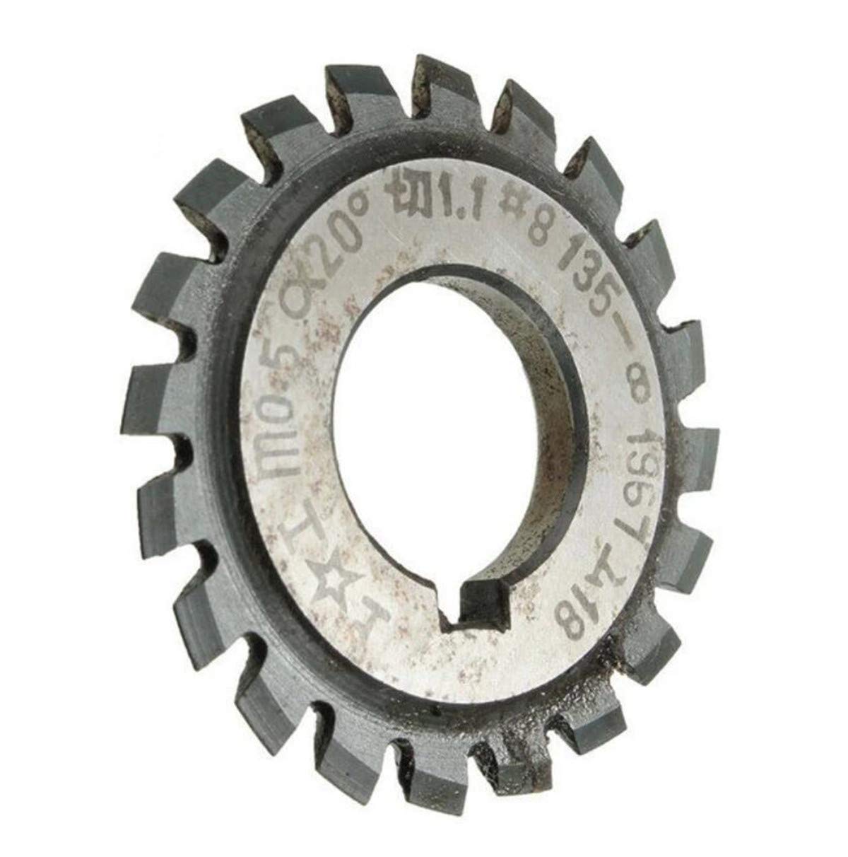 EsportsMJJ Module 0.5 Pa20 Bore 16Mm #1-8 Hss Involute Gear Milling Cutter - #8