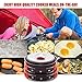 Camping Mess Kit and Cookware Set, Premium Quality Outdoor Cooking Gear, Supplies Mess Kit, Lightweight 11 Pc Set, Compact and Stackable for Easy Storage, Bonus Emergency Whistle byOumuEle