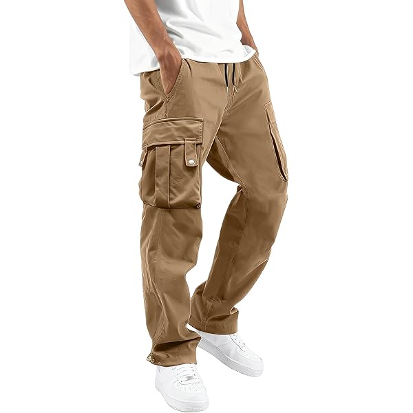 Pantalones Deportivos Para Hombre, Cierre De Cremallera Lateral, Holgados, Rectos, Pierna Ancha, Cintura Elástica, Suaves, Transpirables, Color Sólido, Para Gimnasio Compra Barata En