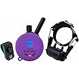 Educator E-Collar Humane Dog Training Collar with Remote, 100 Safe Tapping Stimulation Levels, Night Light, Waterproof, Rechargeable, 1/3 Mile 1 Small Dog Double Bungee Collar Bundle, Purple