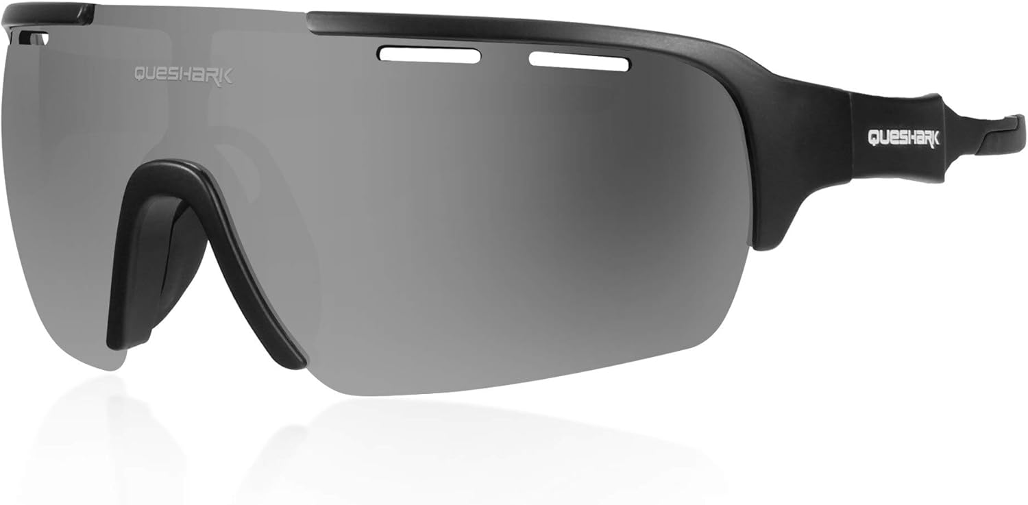 cycling glasses with built in mirror