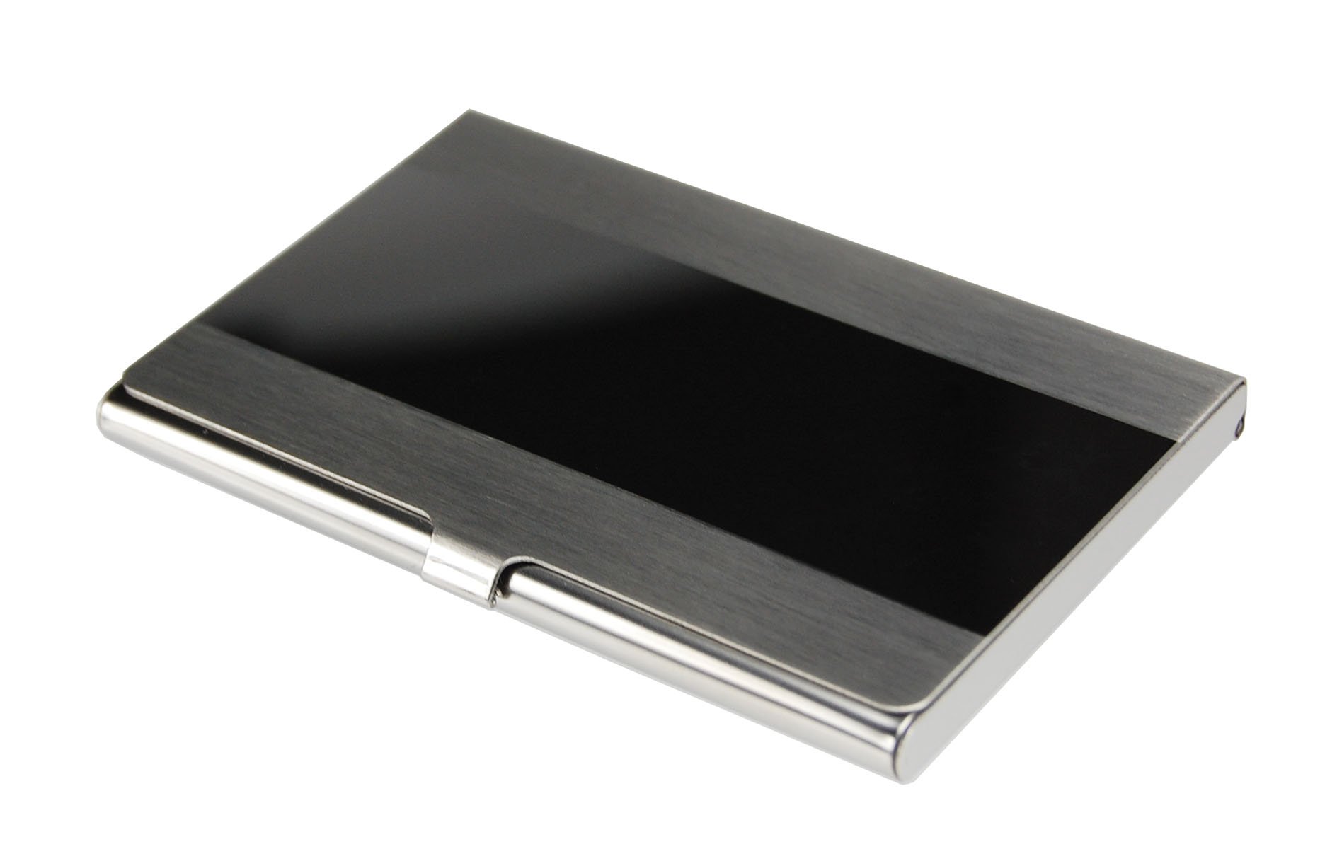 Stainless Steel Metal Keeper Business Name Credit ID Card Pocket Case Box Holder