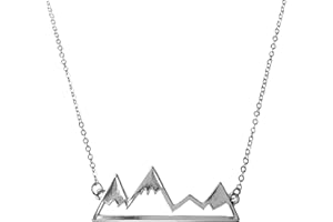 WeiVan Snowy Mountain Necklace Nature Minimalist Bridesmaids Boho Jewelry