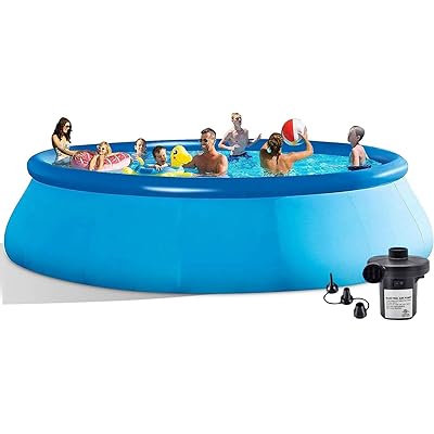 Buy 12FT Kiddie Pool with Air Pump for Kids at Ubuy Kuwait