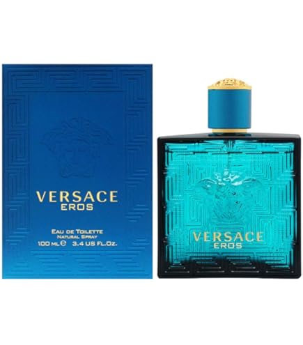 Amazon.com : Versace Eros Eau de Toilette Spray for Men, 3.4 Fl Oz