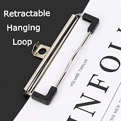 Meetory 10 Pack Mountable Clipboard Clips,Spring