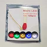 125pcs Pre-soldered Micro Litz Wired Leads Mix SMD Led 0603 + Muti-Resistor New