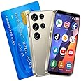 Mini Smartphone S24 Ultra 3G Unlocked Mini Phones 3.5" HD Display WiFi GPS Android 8.1 Cell Phones HD Camera Dual Sim Small Phone 2GB RAM 16GB ROM Mobile Phone (Gold)