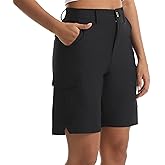 bepopotan Women's Quick-Dry Cargo Shorts - Lightweight Hiking Shorts with 5 Pockets for Athletic Golf Travel Work