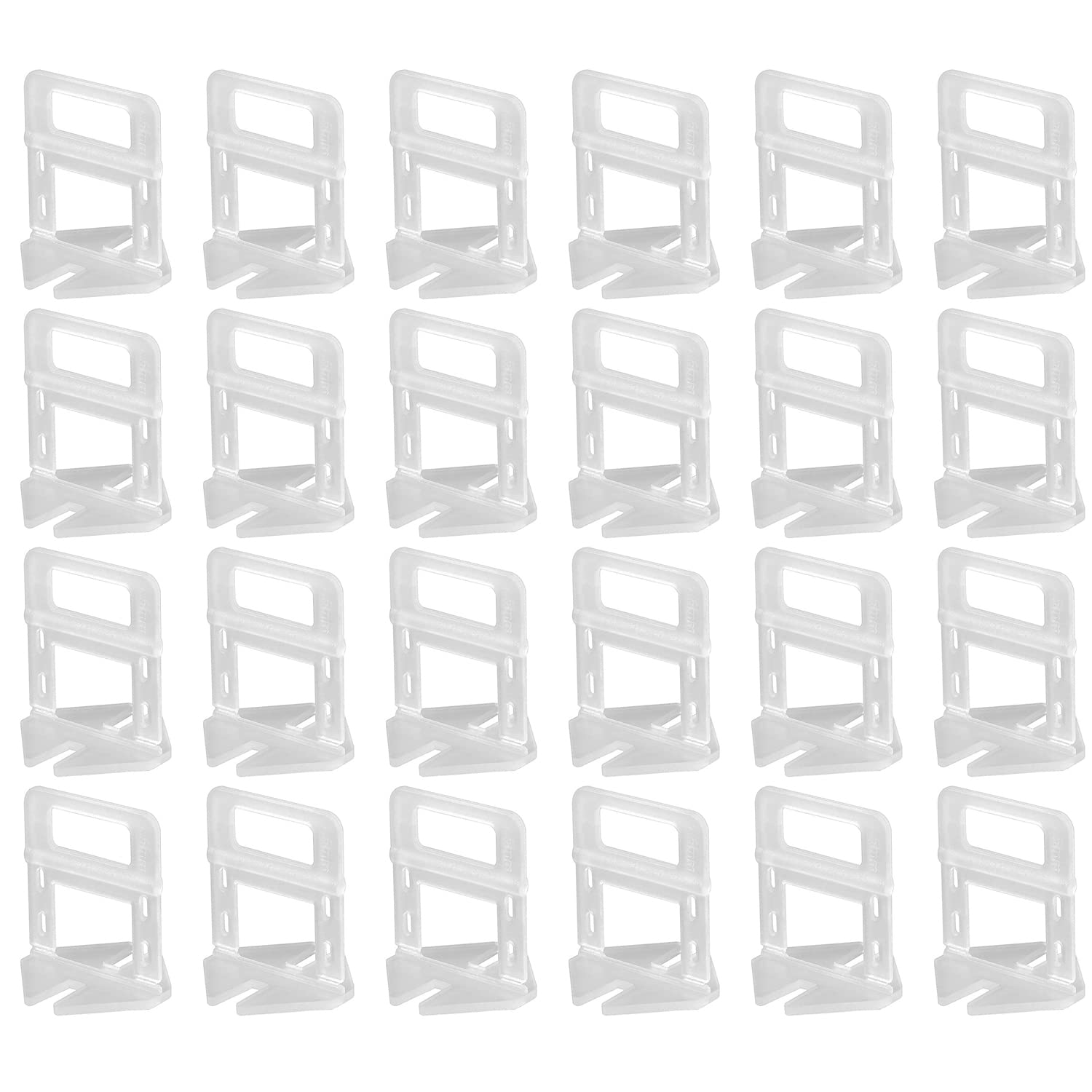 BE-TOOL Tile Leveling System Clips, Clips Tile Spacers Tile Leveling Spacer System(2.5mm（100pcs）)