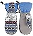 ANDORRA Women's Bohemian Waterproof Ski Gloves, Style4, S/M