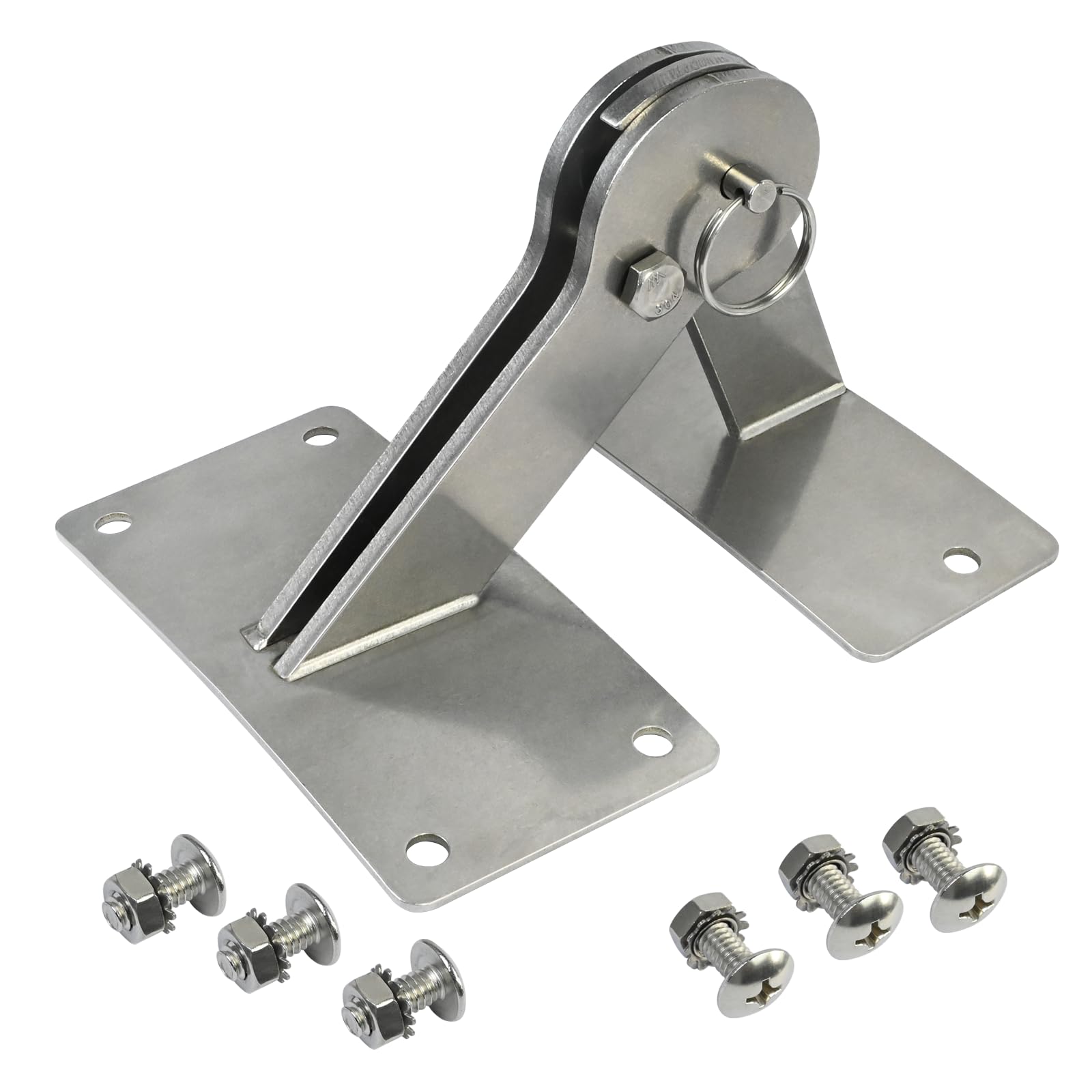 Photo 1 of XQK Stainless Lid Hinge Kit Compatible with Weber Smokey Mountain Grill 18.5 22.5,Quick Release -Let The lid Connect to The Grill