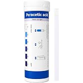 100Pcs Peracetic Acid Test Strips 0&ndash;160 ppm | Fast &amp; Accurate Water Testing for Food Agriculture Aquaculture Industrial Use