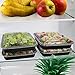 Bento Box Leak Proof Lunch Meal Prep Food Storage Containers for Kids & Adult by Bentotes | 3 Compartment BPA Free 14 Tote Pack Reusable Travel Trays Set of Portion Control Plates