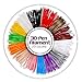 SUNLU 3D Pen Filament Refills 1.75mm PLA Filament Pack of 10 Different Popular Colors(16.4FT/5M Each) for 3D Printing