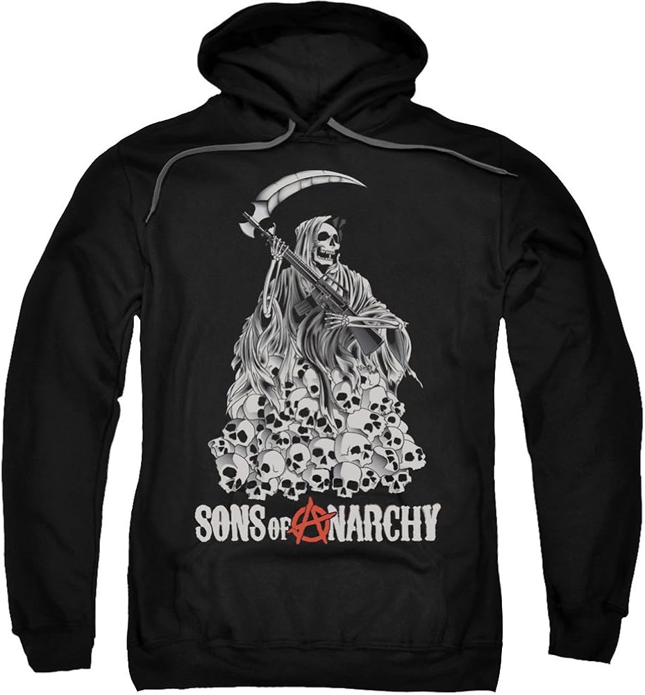 Hoodie Sons Of Anarchy Pile Of Skulls Pullover Hoodie Size S Clothing