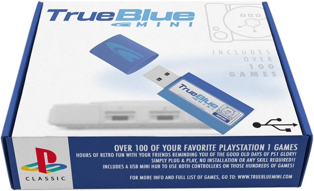 WOLFBUSH True Blue Mini Meth Pack (64GB) + Mini Crackhead Pack (64GB) for Playstation Classic Game Enhancer for Playstation Classic: Computers & Accessories