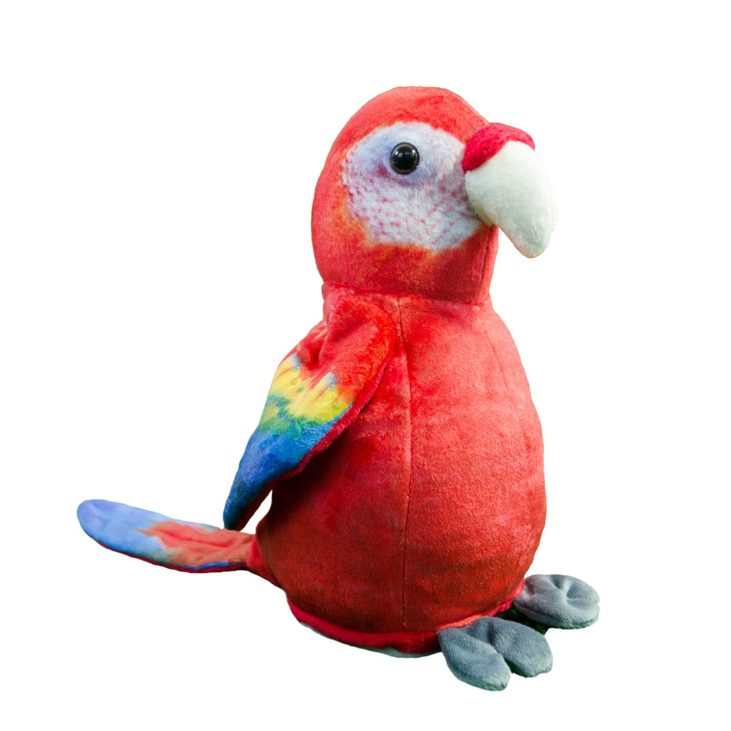 Kögler 75985 Laber Parrot Sally Labelling Animal with Recording and Playback Function, Everything Fun and Moves, Approx. 21 cm Tall, Ideal as a Gift for Boys and Girls