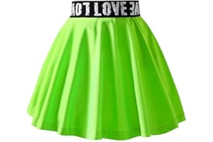 ZUNW Girl Pleated Skirts Little Kid Tennis Skirts Skorts Built in Shorts Toddler Girl Flowy Skirts Athletic Skorts