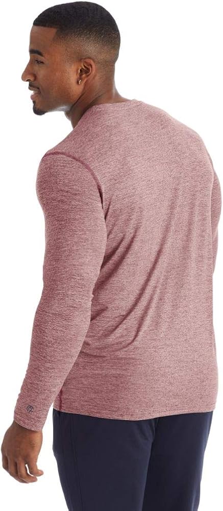 C9 Champion Men's Long Sleeve Tech Tee at  Men’s Clothing store