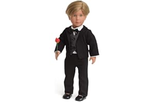 sweet dolly Doll Clothes First Communion Wedding Suit Set Rose Gentleman Outfits Fit American 18 inch Boy Dolls