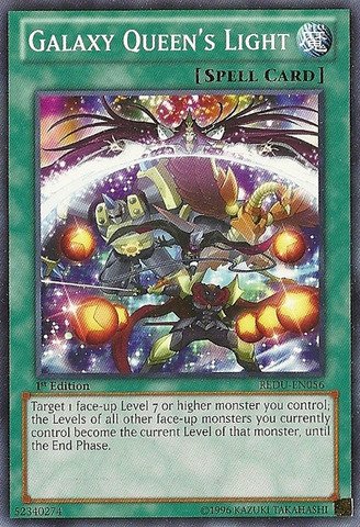 Yu-Gi-Oh! - Galaxy Queen's Light (REDU-EN056) - Return of the Duelist - 1st Edition - Common