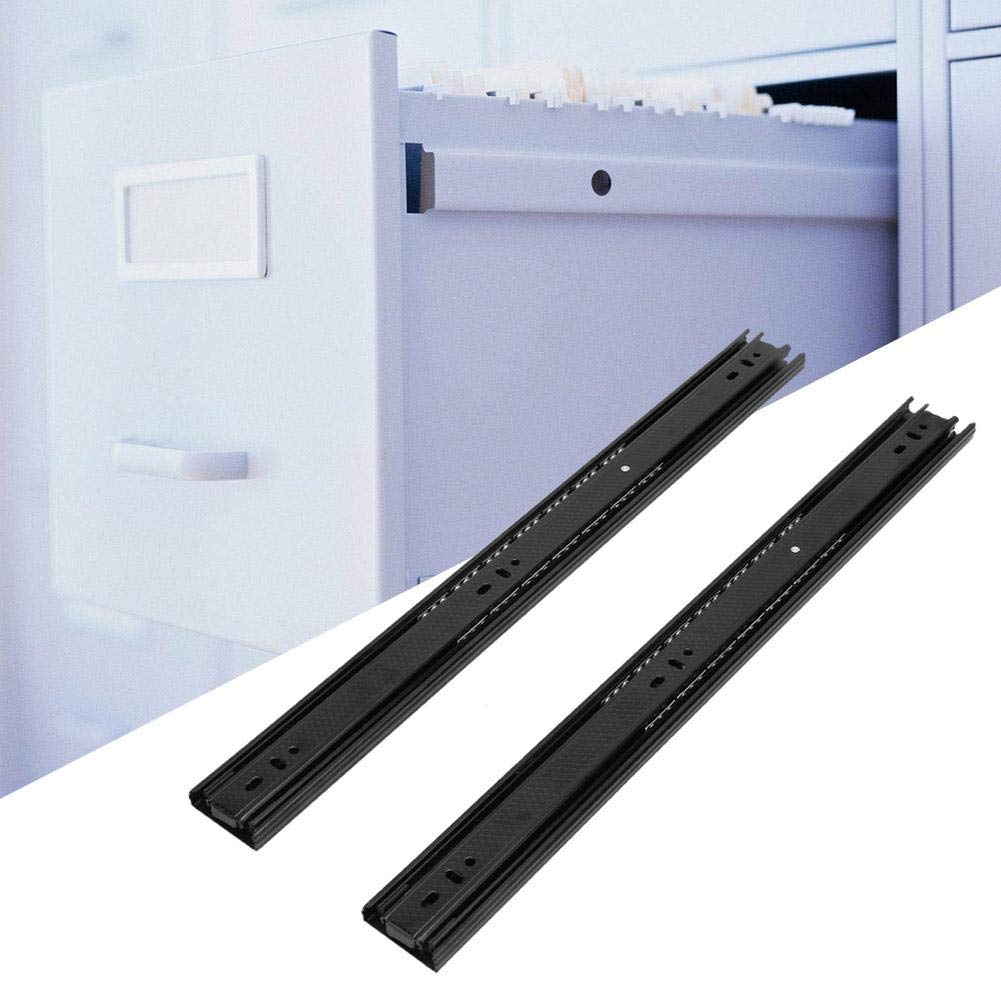 Amazon Com 3 Section Rail Ball Bearing Drawer Slides Glides