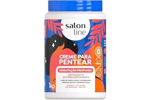 Linha Tratamento (Creme Para Pentear) Salon Line - Hidratacao Profunda 1000 Gr - (Salon Line Treatment (Combing Cream) Collection - Deep Moisturizing Net 35.27 Oz)