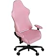 SARAFLORA Gaming Chair Covers Stretch Washable Computer Chair Slipcovers for Armchair, Swivel Chair, Gaming Chair,Computer boss Chair (Pink, X-Large)